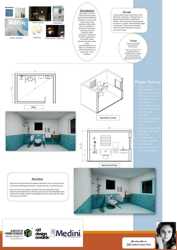 Curbless Bathroom – A Tribute to Ratan Tata (1)