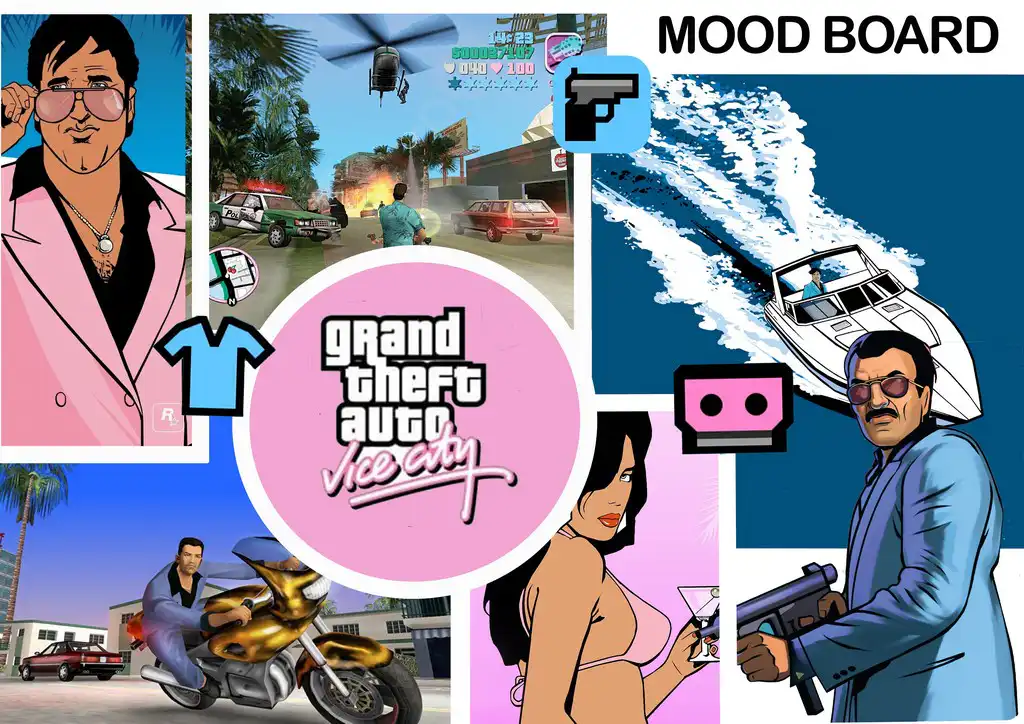 FICTITIOUS CHASE Mood Board