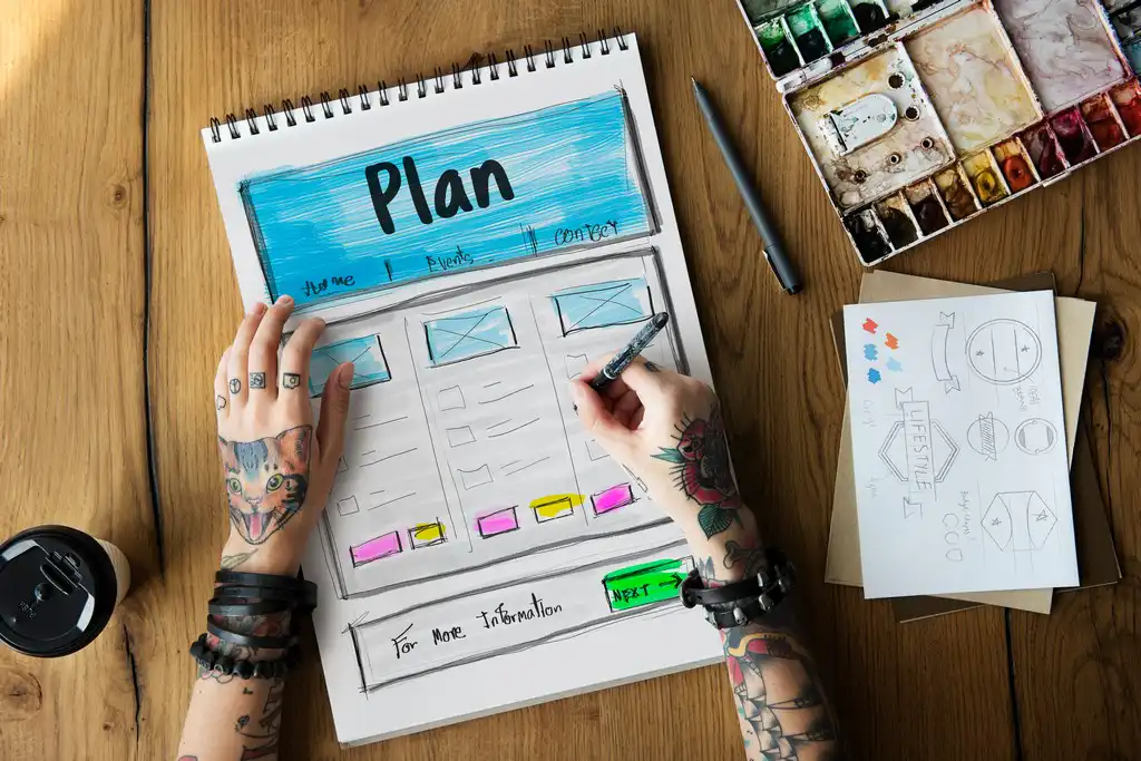 Creative Thinking Webpage Graphic Design Template Creative Thinking Webpage Graphic Design Template