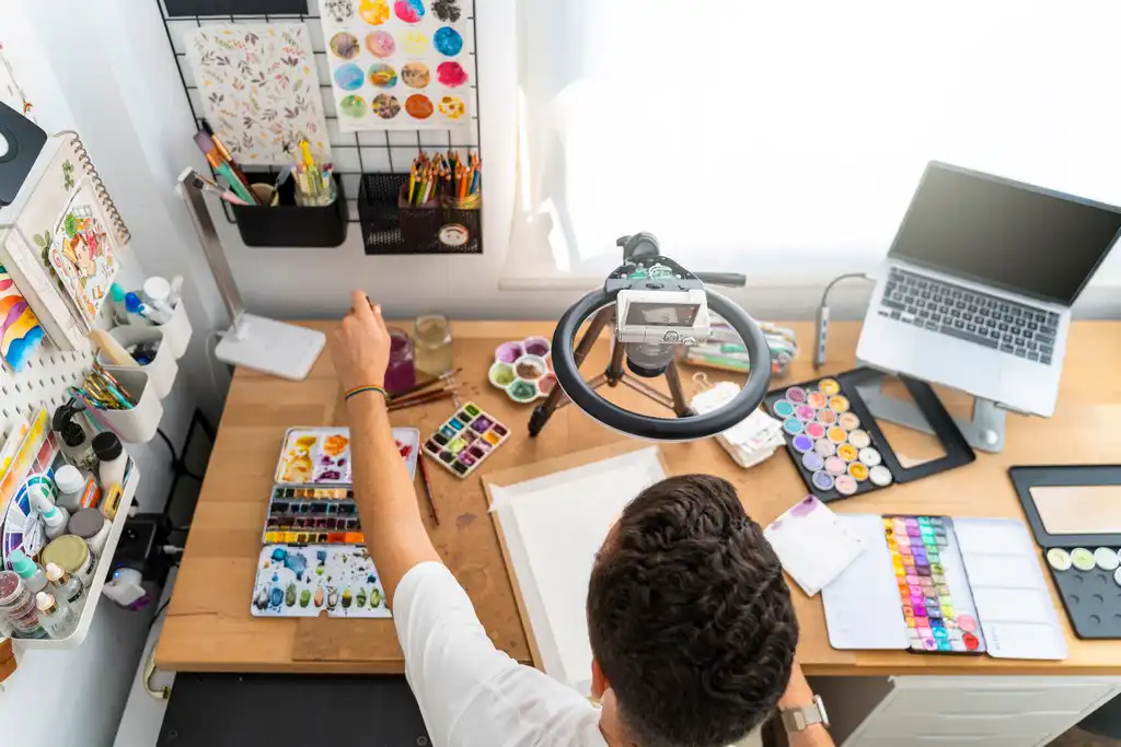 Watercolor Wonders: LGBTQ+ Illustrator Crafting Captivating Visuals Watercolor Wonders: LGBTQ+ Illustrator Crafting Captivating Visuals