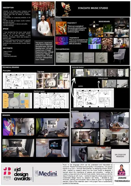 Staccato Music Studio A Tribute To Anirudh Ravichander A2 Board jpg