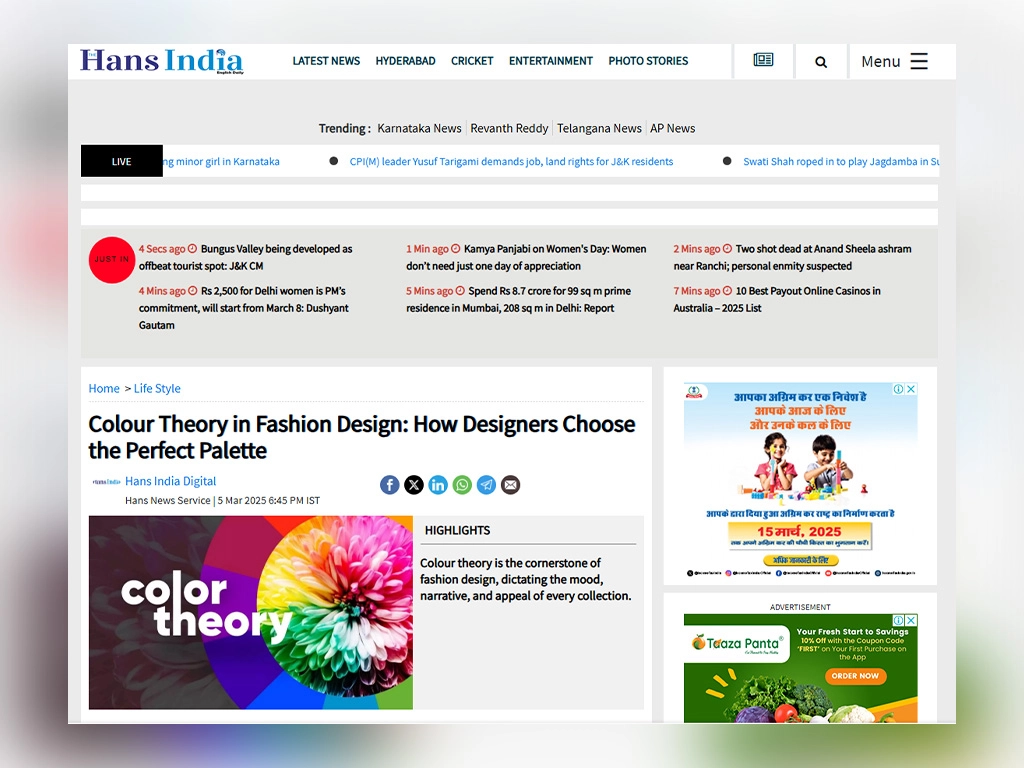 Colour Theory in Fashion Design How Designers Choose the Perfect Palette