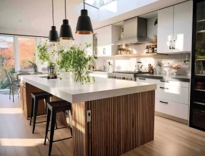 Island kitchen interior Island kitchen interior