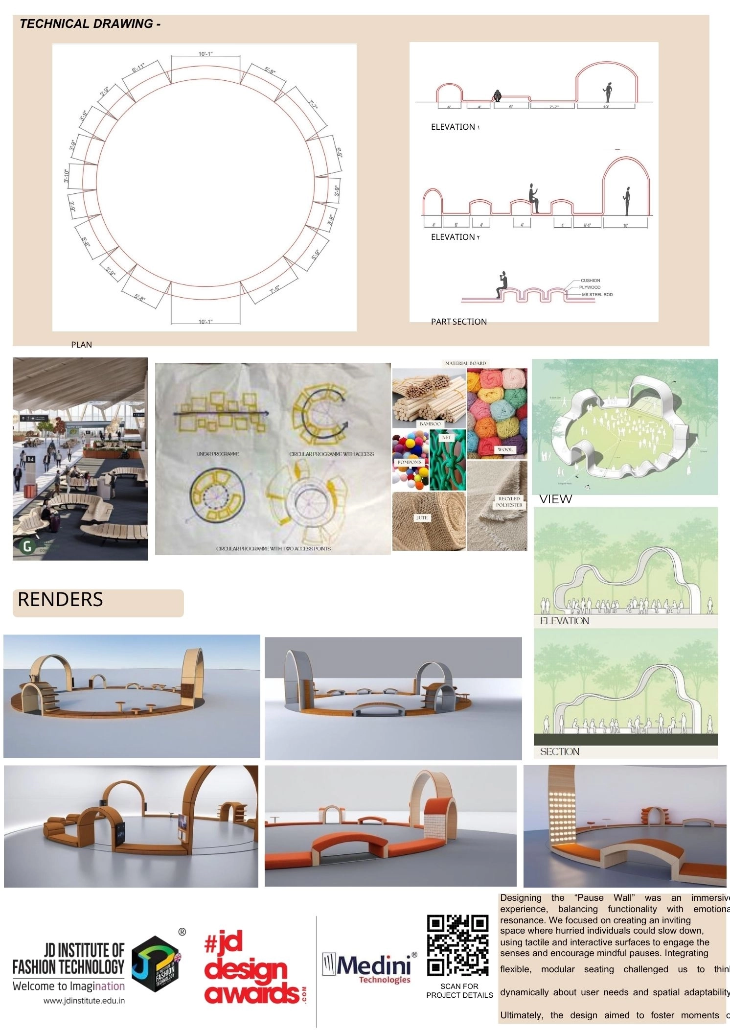 Interactive Space with Modular Seating by Monisha & Raksha (1)