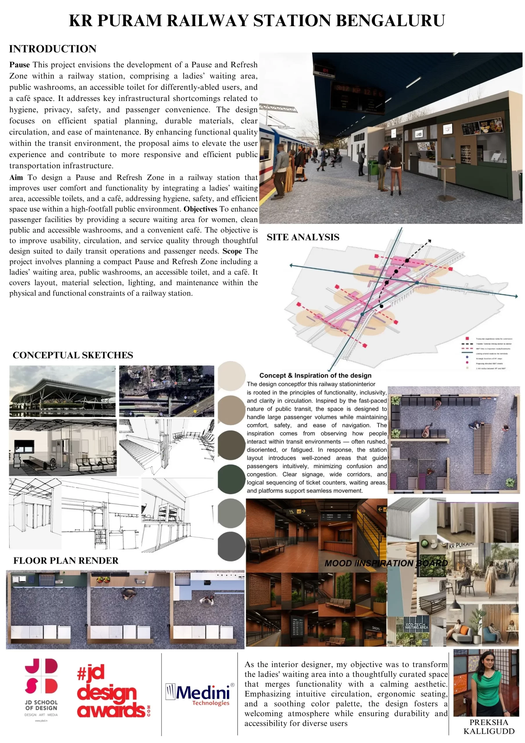 RAILWAY STATION INTERIOR DESIGN by Preksha (2)