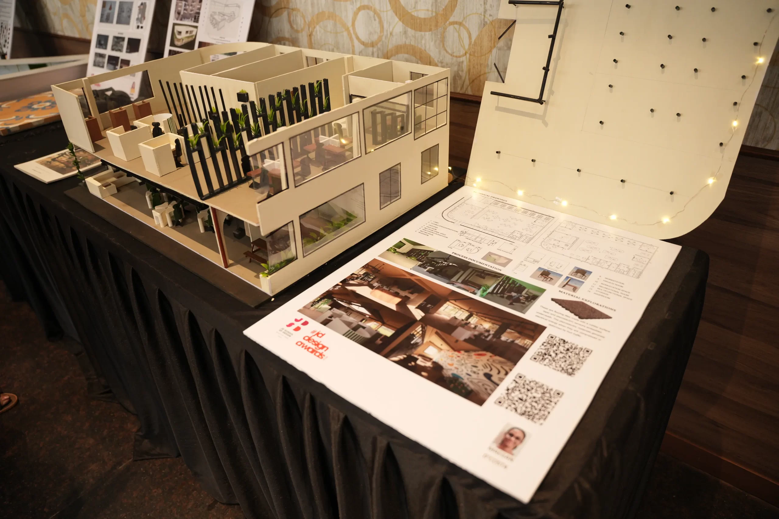 Curated visual reference: Visual Reference: Workspace In Interior Where Industrial Edge Meets Natural Calm