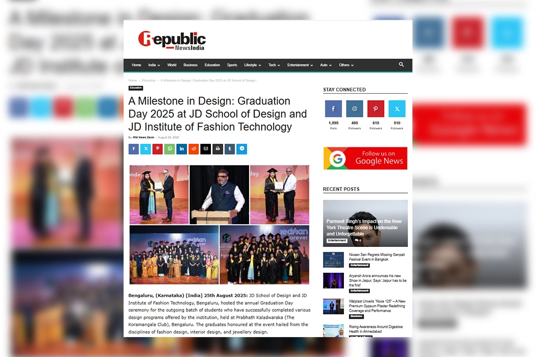 Graduation Day 2025 at JD School of Design and JD Institute of Fashion Technology (2)