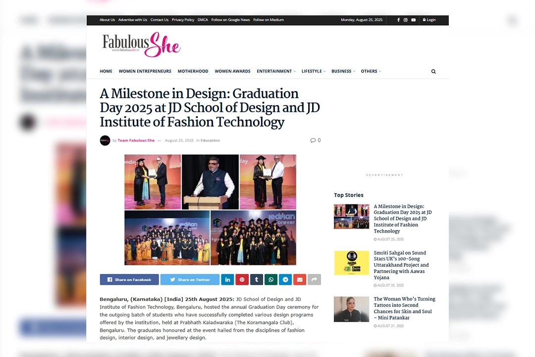 Graduation Day 2025 at JD School of Design and JD Institute of Fashion Technology (5)