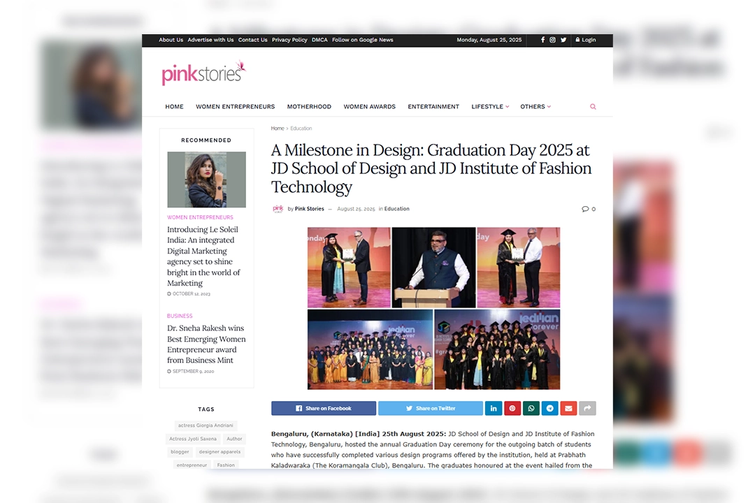 Graduation Day 2025 at JD School of Design and JD Institute of Fashion Technology (6)
