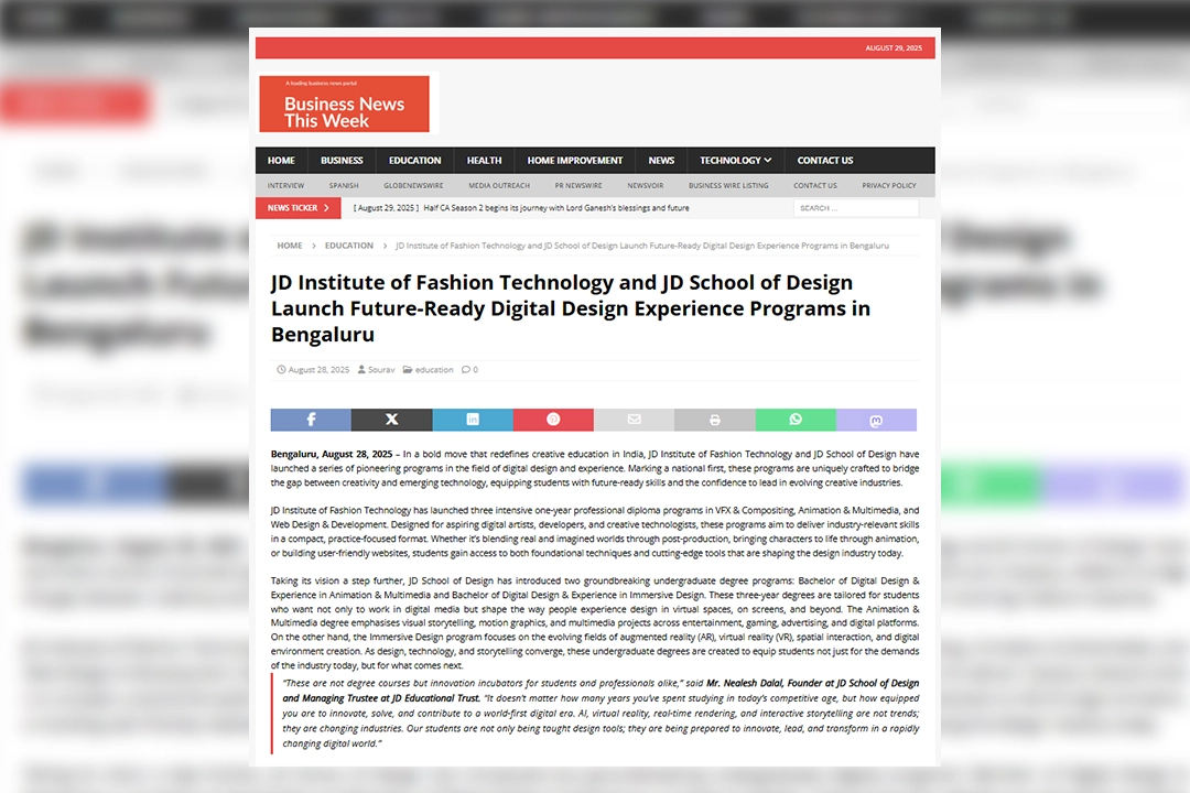 JD Institute of Fashion Technology and JD School (6)