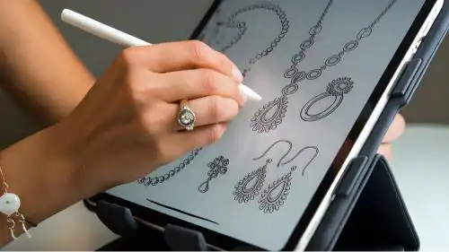 how do jewellery designers create digital designs