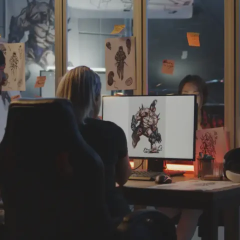 what is the difference between game artist and game developer
